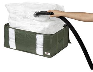 Organizer per vestiti sottovuoto in tessuto 65x45x27 cm Ecologik – Compactor