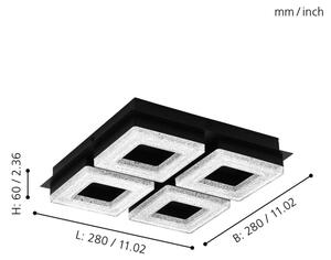 Eglo 99326 - Plafoniera LED FRADELO 4xLED/4W/230V