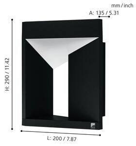 Eglo 98748 - Applique da esterno LED NEMBRO LED/10W/230V IP54