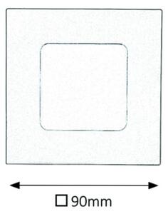 Rabalux 5590 - Lampada LED da incasso per bagni LOIS LED/3W/230V IP44 3000K