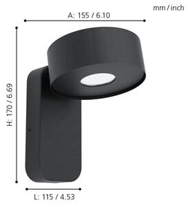 Eglo 98737 - Applique a LED da esterno PALOSCO LED/6W/230V IP44