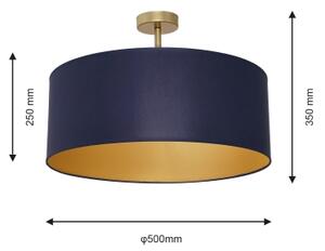Lampadario a sospensione con supporto rigido BEN 3xE27/60W/230V