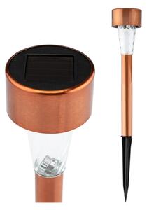 Lampada solare LED LED/2V 40 mAh IP44 rame