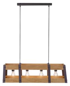Leuchten Direkt 15721-79 - Lampadario a sospensione con filo CRATE 4xE27/60W/230V