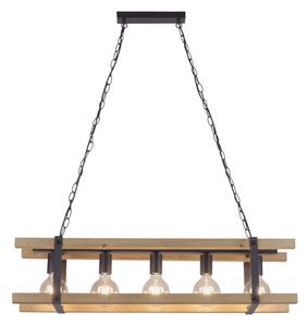Leuchten Direkt 15685-79 - Lampadario a sospensione con catena EDITH 5xE27/60W/230V