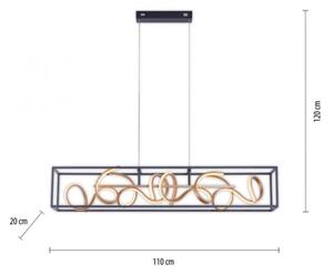 Paul Neuhaus 2416-18 - Lampadario LED a sospensione con filo dimmerabile SELINA 4xLED/10,2W/230V