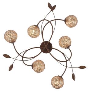 Paul Neuhaus 6398-48 - Lampadario a plafone GRETA 6xG9/40W/230V