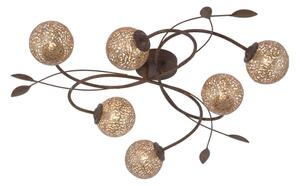 Paul Neuhaus 6398-48 - Lampadario a plafone GRETA 6xG9/40W/230V