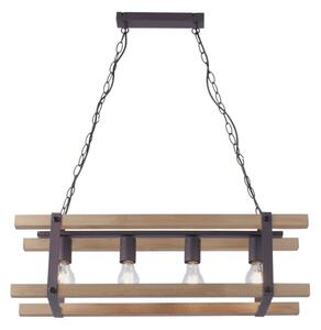 Leuchten Direkt 15684-79 - Lampadario a sospensione con catena EDITH 4xE27/60W/230V