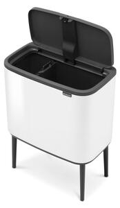 Cestino per la spazzatura in acciaio bianco per raccolta differenziata/touch 34 l Bo Touch Bin – Brabantia