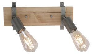 Leuchten Direkt 13472-79 - Luce Spot da parete SLAT 2xE27/40W/230V