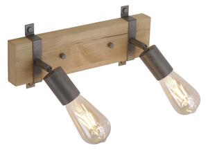 Leuchten Direkt 13472-79 - Luce Spot da parete SLAT 2xE27/40W/230V
