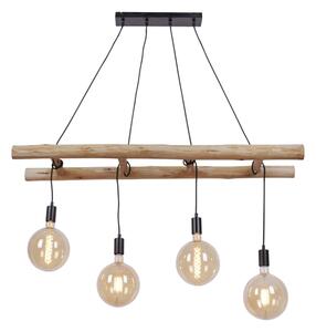 Leuchten Direkt 15025-18 - Lampadario a sospensione con filo EDGAR 4xE27/60W/230V