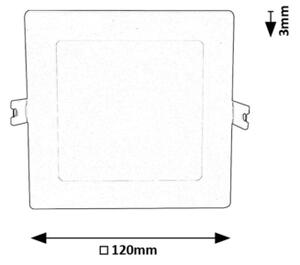 Rabalux 71221 - Lampada LED da incasso SHAUN LED/6W/230V 12x12 cm bianco
