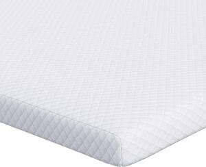 Topper in schiuma memory for Adulto Morbido 180 x 200 cm Bianco