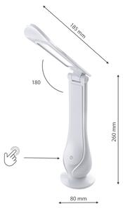 LED Lampada da tavolo ricaricabile dimmerabile LILLY LED/4W/5V 1200 mAh bianco
