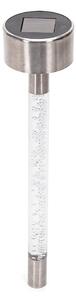 Aigostar - Lampada solare LED LED/0,006W/1,2V 36,7cm cromo 6500K IP44
