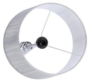 Lampada da terra GILLENIA 1xE27/60W/230V argento