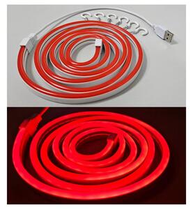 LED Striscia flessibile NEON LED/5V USB 1,8 m rosso