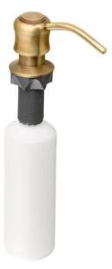 Dispenser di sapone in plastica color bronzo 350 ml - Sapho