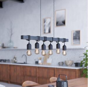 Eglo 44062 - Lampadario a sospensione TOWNSHEND 6xE27/60W/230V