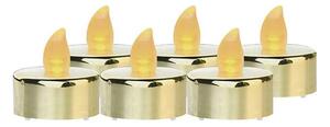 SET 6x LED Decorazioni natalizie 6xLED/6xCR2032 oro