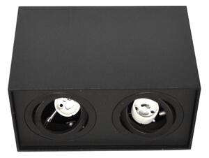 Faretto SIROCO 2xGU10/30W/230V nero