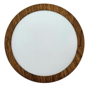 Plafoniera LED RING LED/12W/230V 4200K diametro 16 cm marrone