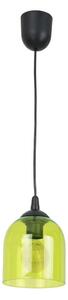 Lampadario a sospensione con filo CHRIS 1xE27/60W/230V verde