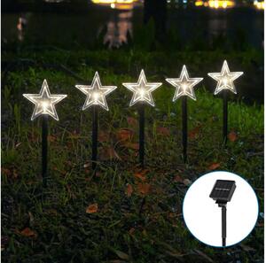 Aigostar - LED Solare Natale chiaro LED/0,054W/1,2V 1m IP65 bianco freddo