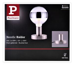 Paulmann 79759 - Lampada da tavolo HALDOR 1xE27/20W/230V