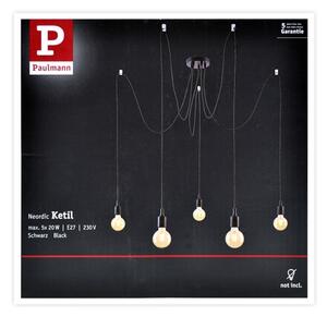 Paulmann 50389 - Lampadario a sospensione con filo NEORDIC 5xE27/20W/230V ragno