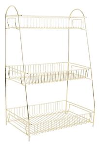 Scaffale da cucina in metallo a 3 ripiani color oro Tidy - PT LIVING