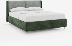 VALKIRIA letto imbottito bicolore con vano contenitore - cuscini schie