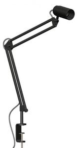 JUST LIGHT. 14773-18 - Lampada da tavolo con morsetto TURN ME 1xE27/60W/230V nero