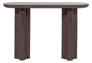 Tavolo consolle marrone scuro lucido 35x120 cm Evara – WOOOD