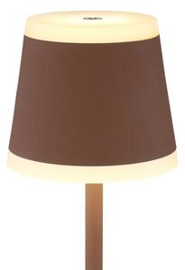 Globo 58433R - Lampada da tavolo LED dimmerabile RIDLEY LED/4,6W/3,7V 3000K marrone
