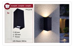 Paulmann 94326 - 2xLED/2,8W IP44 applique da esterno FLAME 230V
