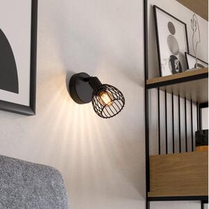 Eglo 901038 - Applique SONNINO 1xE14/40W/230V nero