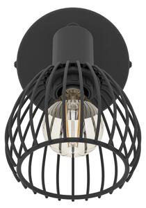 Eglo 901038 - Applique SONNINO 1xE14/40W/230V nero