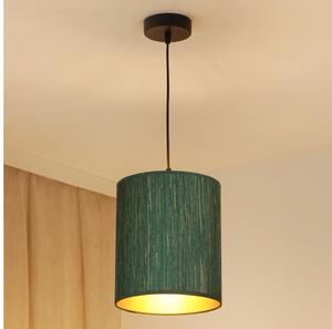 Brilagi - Lampadario a sospensione con filo BOSTON ROLLER 1xE27/15W/230V diametro 21 cm verde/oro