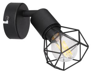 Globo 54802S-1 - Faretto da parete XARA 1xE14/40W/230V nero