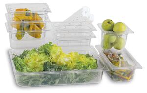 Gn 1/1 Bacinella Cm 53x32,5x15 Serie Gastronorm Policarbonato, Lt 18 - peso 1,24 kg