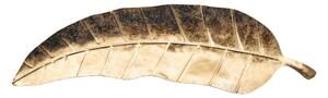 Vassoio decorativo in metallo 11x38 cm Foglia - Mauro Ferretti