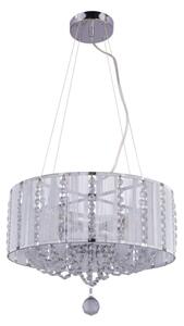 Globo 15091H - Lampadario di cristallo a sospensione WALLA 4xE14/40W/230V