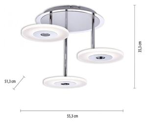 Paul Neuhaus 6446-55 - Lampadario LED dimmerabile ADALI 3xLED/13W/230V