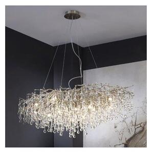 Paul Neuhaus 2031-55 - Lampadario a sospensione con filo ICICLE 15xG9/40W/230V 75x150 cm cromo