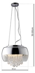 Lampadario LED su filo LUNA 1xE14/40W/230V