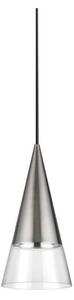 Ideal Lux - Lampadario LED a sospensione con filo CONO 1xGU10/7W/230V diametro 15 cm cromo