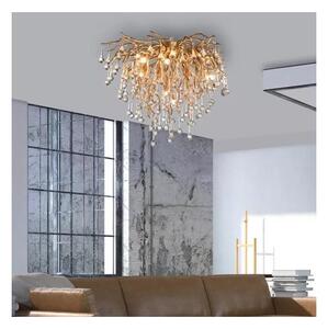 Paul Neuhaus 8091-11 - Lampadario a plafone ICICLE 9xG9/40W/230V diametro 50 cm ottone